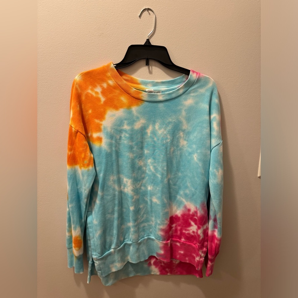 Colorful Tie-Dye Sweatshirt Women's Sz medium. NWT